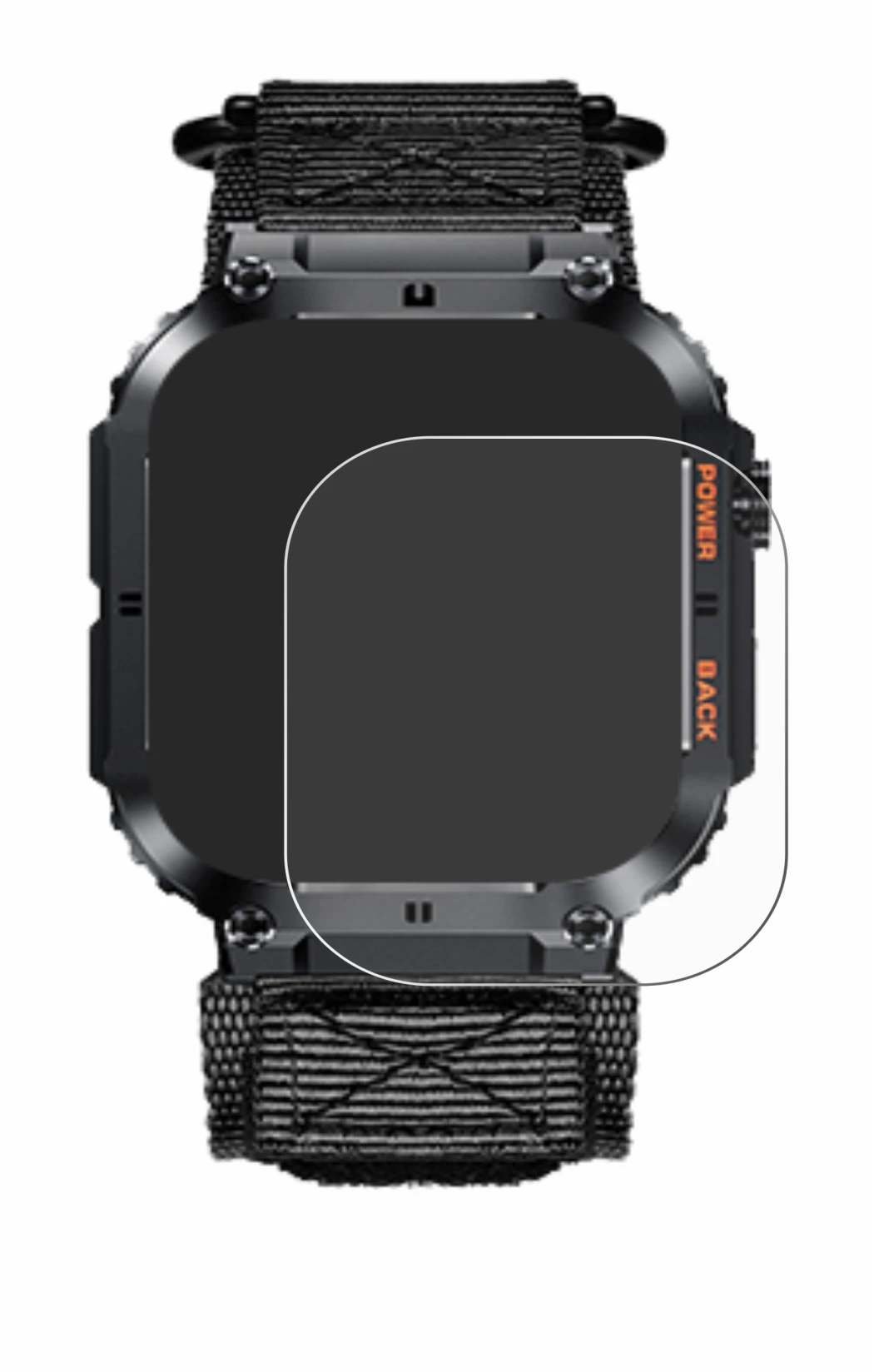 Image of the device Megalith K57PRO with a wide variety of screen protectors.