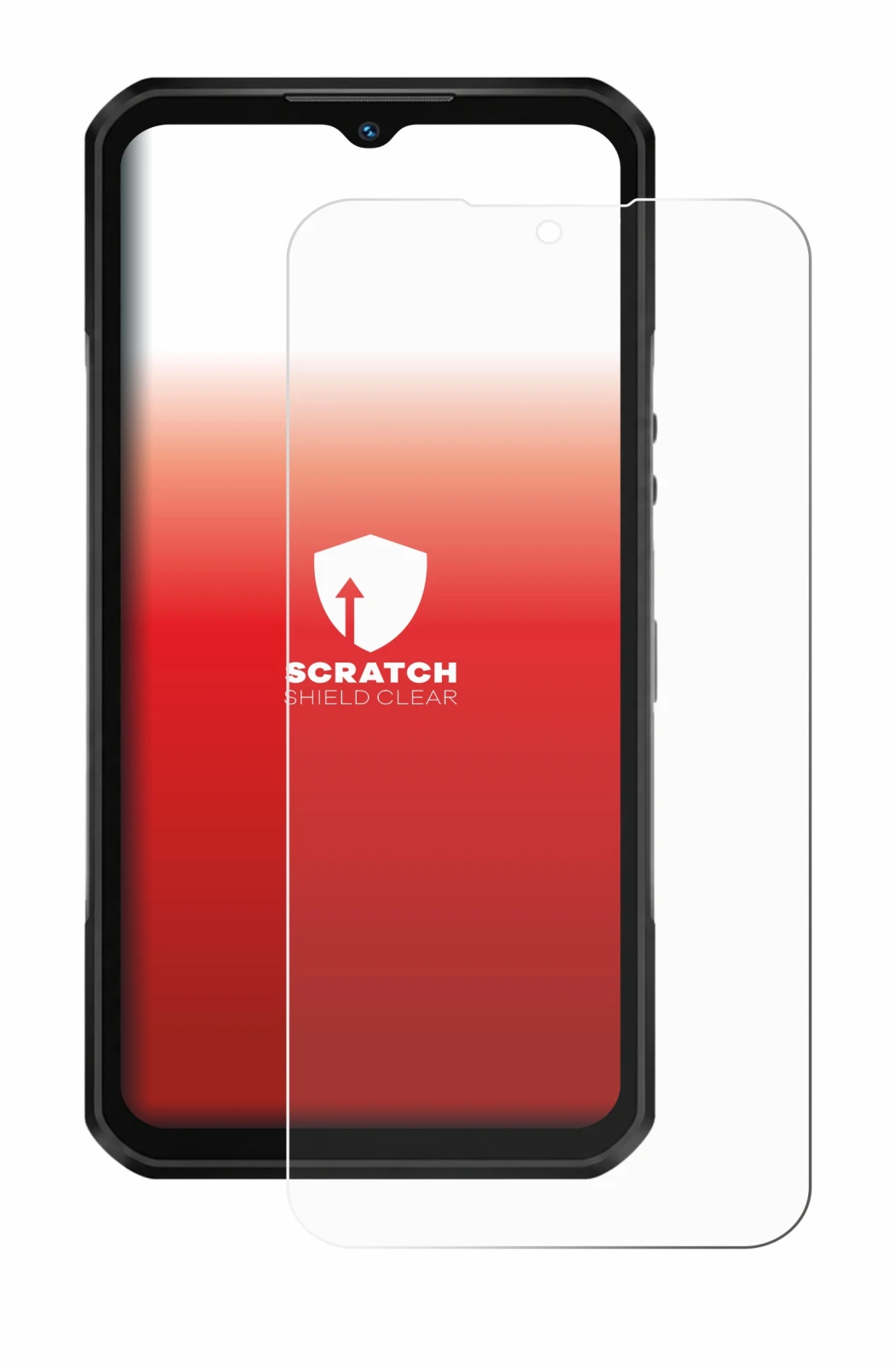 Image of the device Oukitel WP66 with a wide variety of screen protectors.