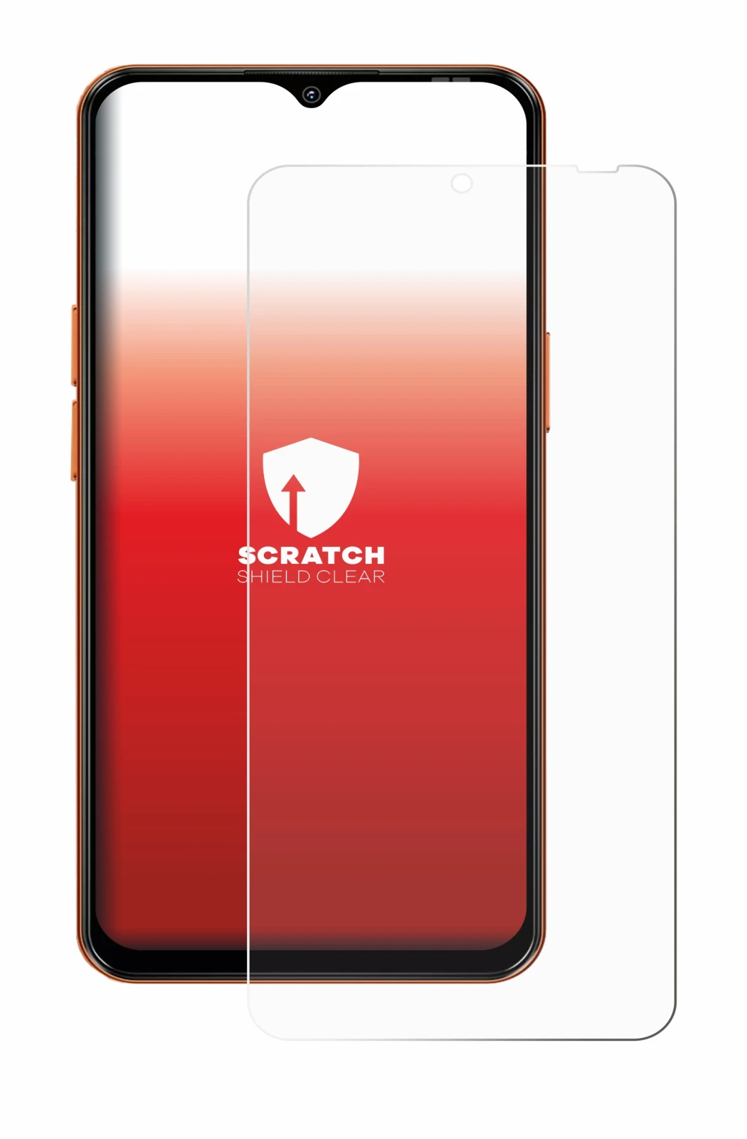 Image of the device Oscal Flat 3C with a wide variety of screen protectors.