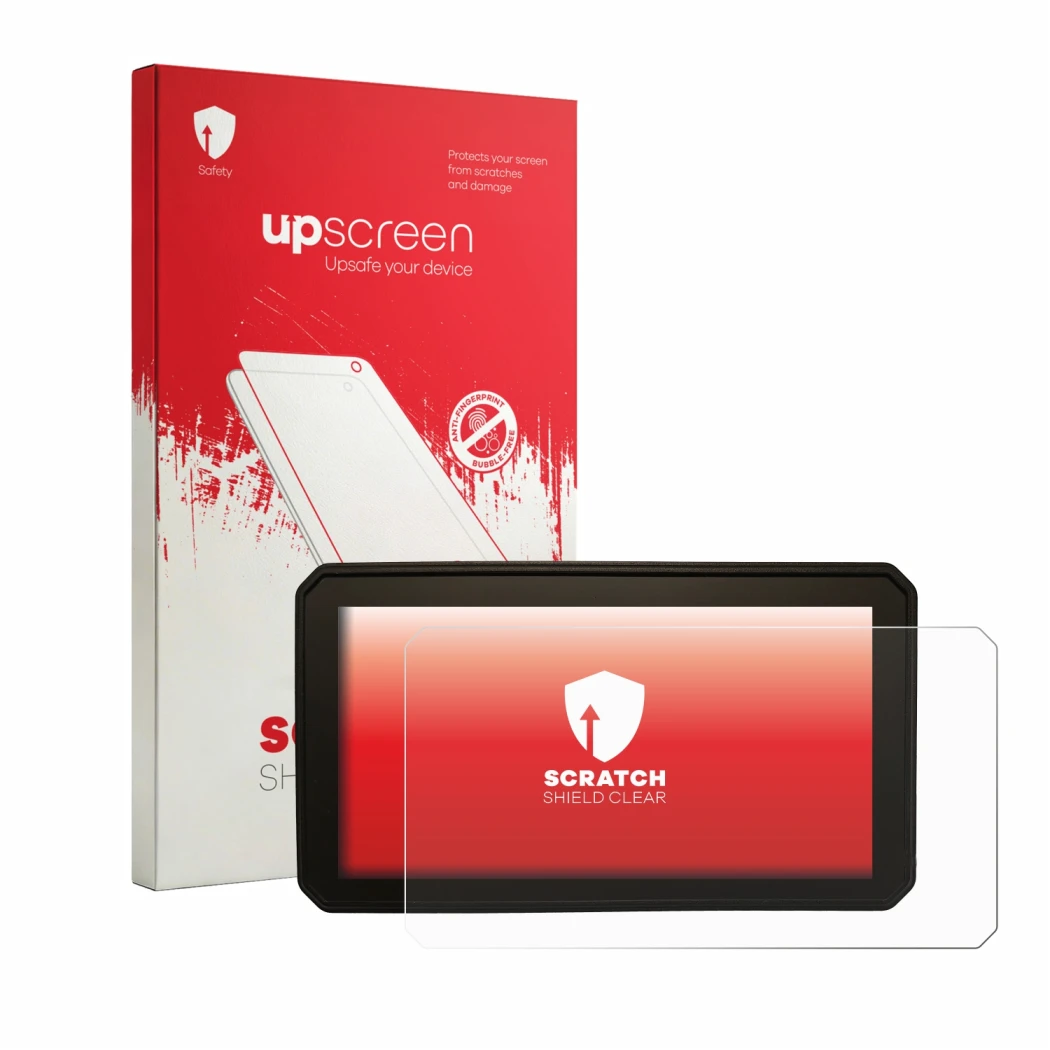 Front side of a product packaging with the brand logo upscreen. Next to it is the device Interphone Sync55B shown with the cor