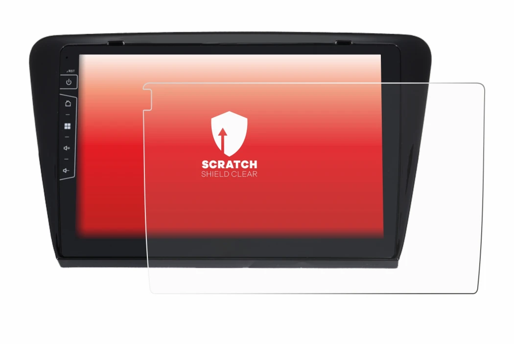 Image of the device Dynavin D9-7 Premium Flex with a wide variety of screen protectors.