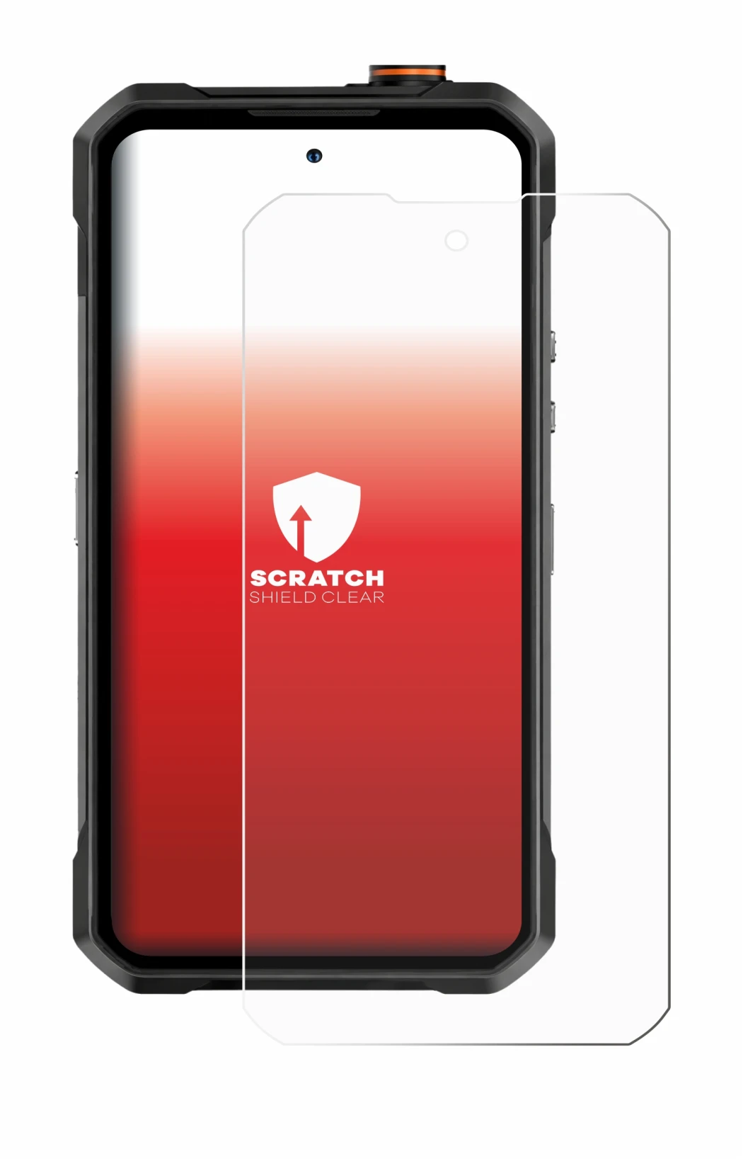 Image of the device Oukitel WP61 Plus with a wide variety of screen protectors.
