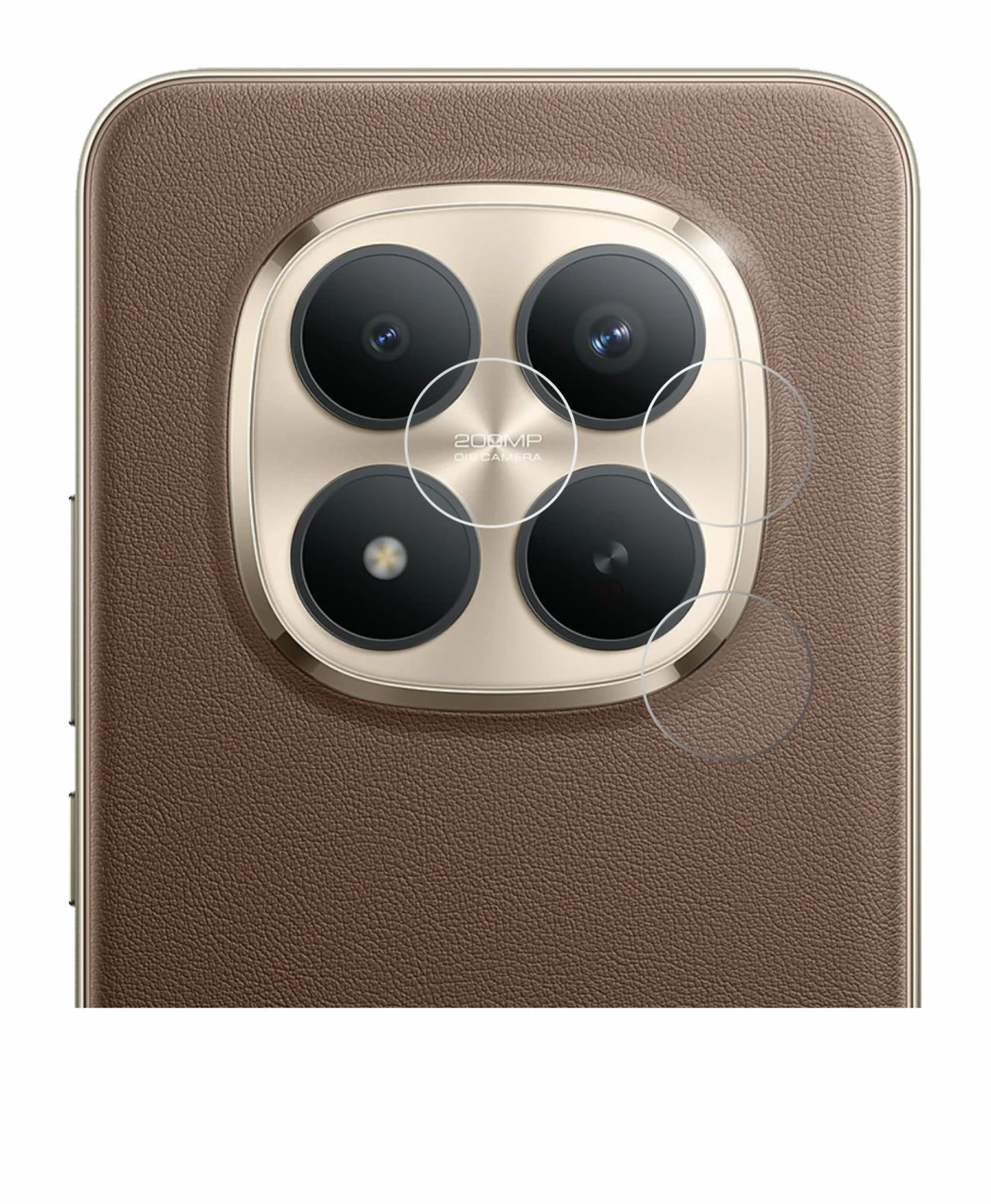 Image of the device Xiaomi Redmi Note 15 Pro Plus 5G (ONLY Camera) with a wide variety of screen protectors.