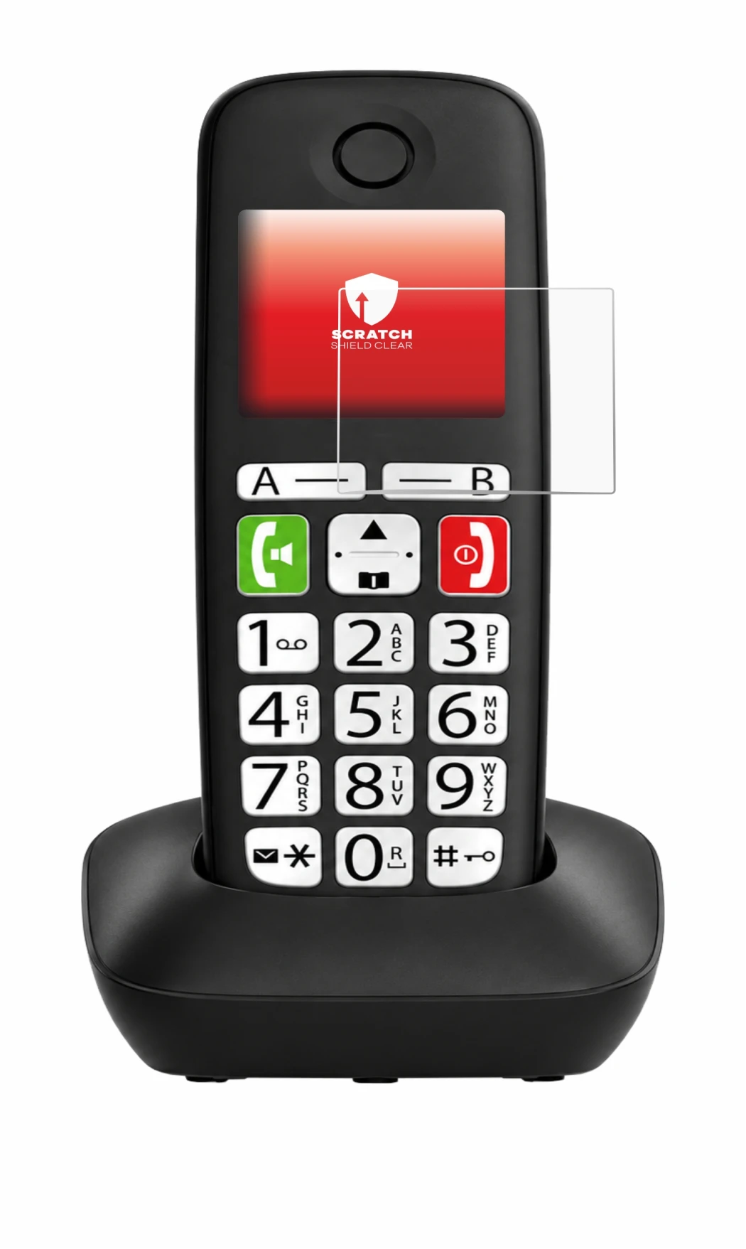 Image of the device Gigaset DL780 Plus with a wide variety of screen protectors.