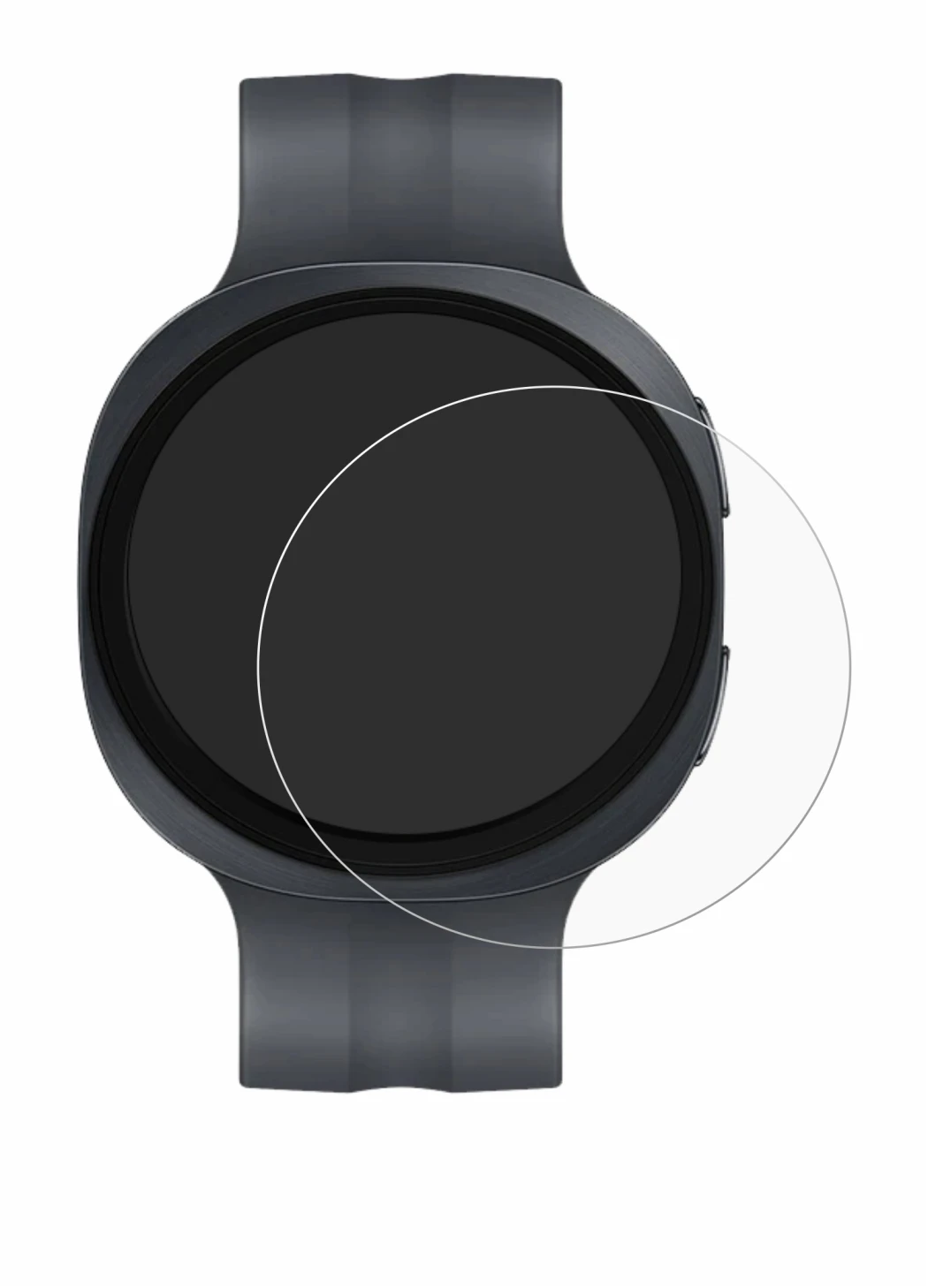 Image of the device Samsung Galaxy Watch 9 (44 mm) with a wide variety of screen protectors.
