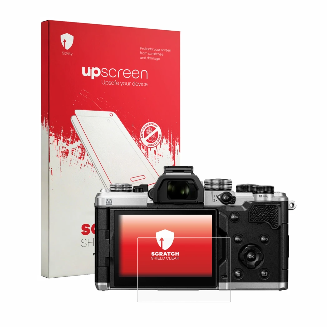 Front side of a product packaging with the brand logo upscreen. Next to it is the device OM System OM-3 ASTRO shown with the c