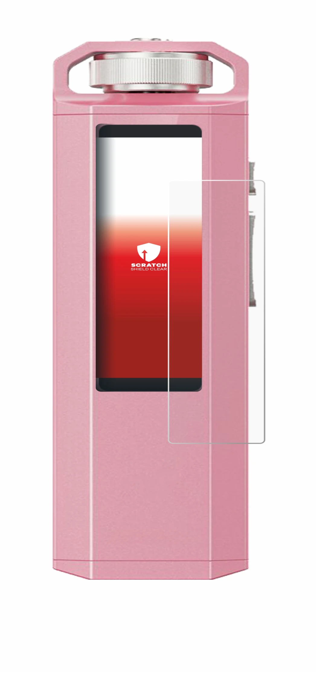 Image of the device FiiO SnowSky Echo Nano with a wide variety of screen protectors.