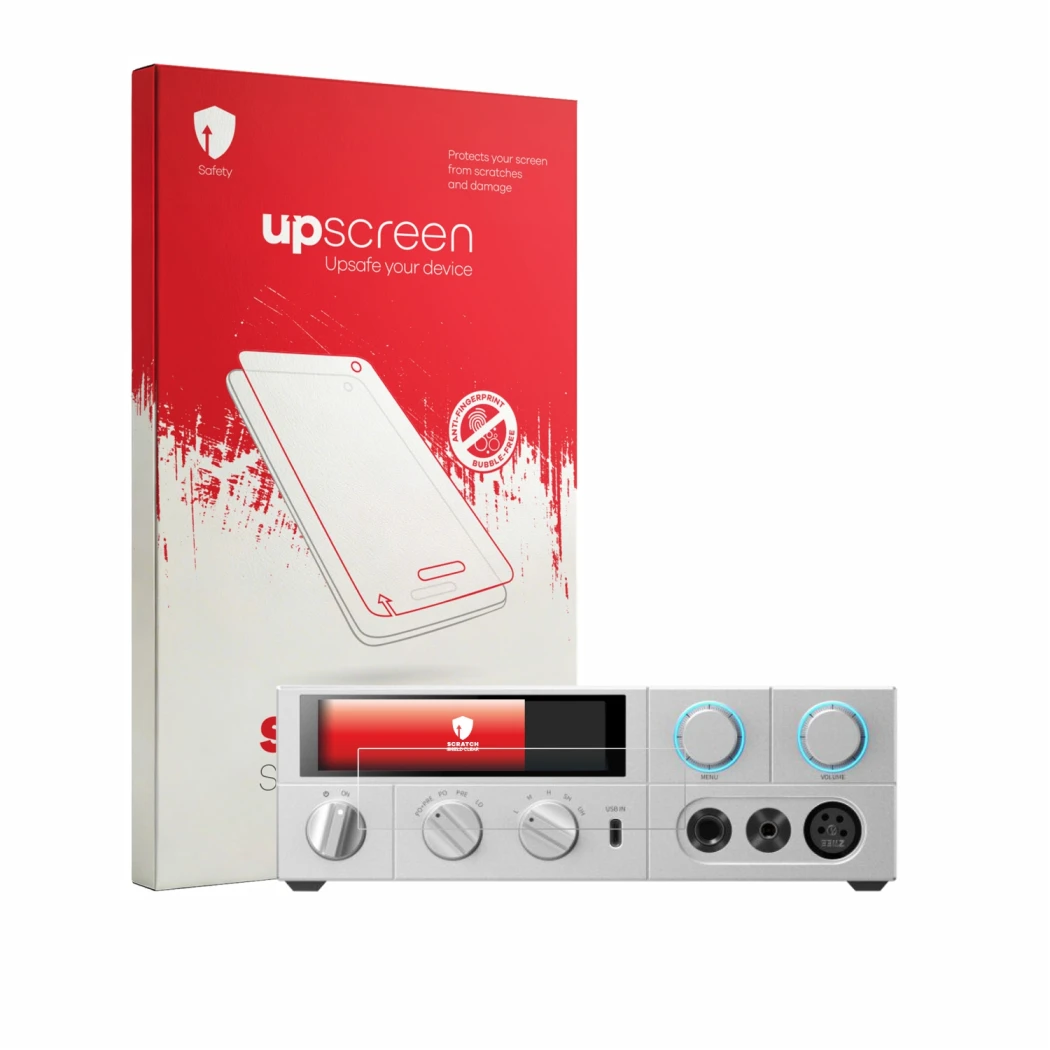 Front side of a product packaging with the brand logo upscreen. Next to it is the device FiiO K15 shown with the corresponding