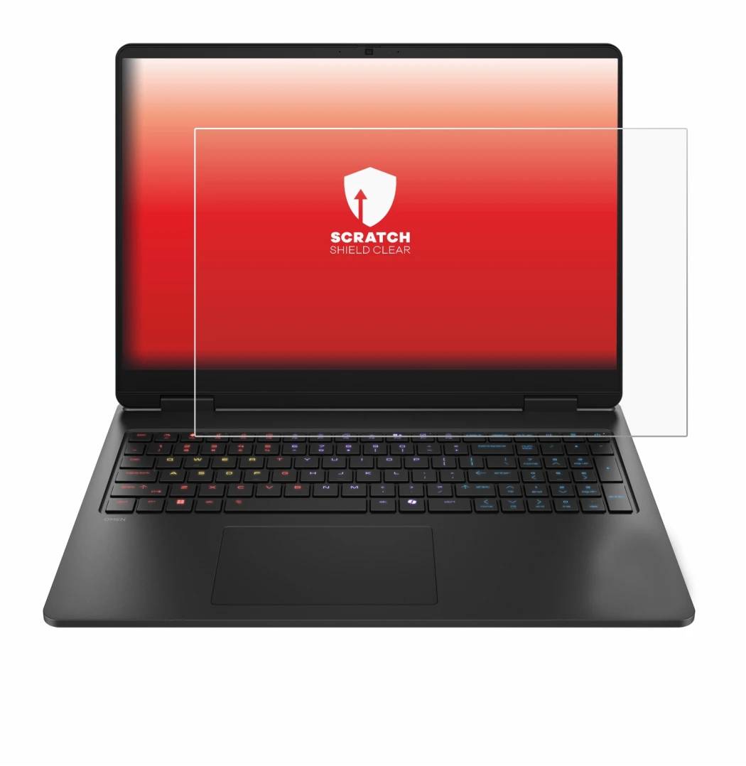 Image of the device HP HyperX Omen 16 with a wide variety of screen protectors.