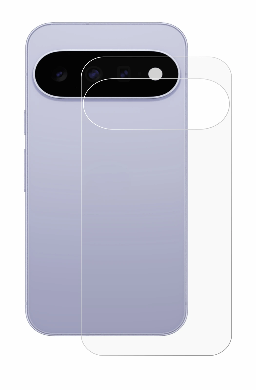 Image of the device Google Pixel 11 (Back) with a wide variety of screen protectors.