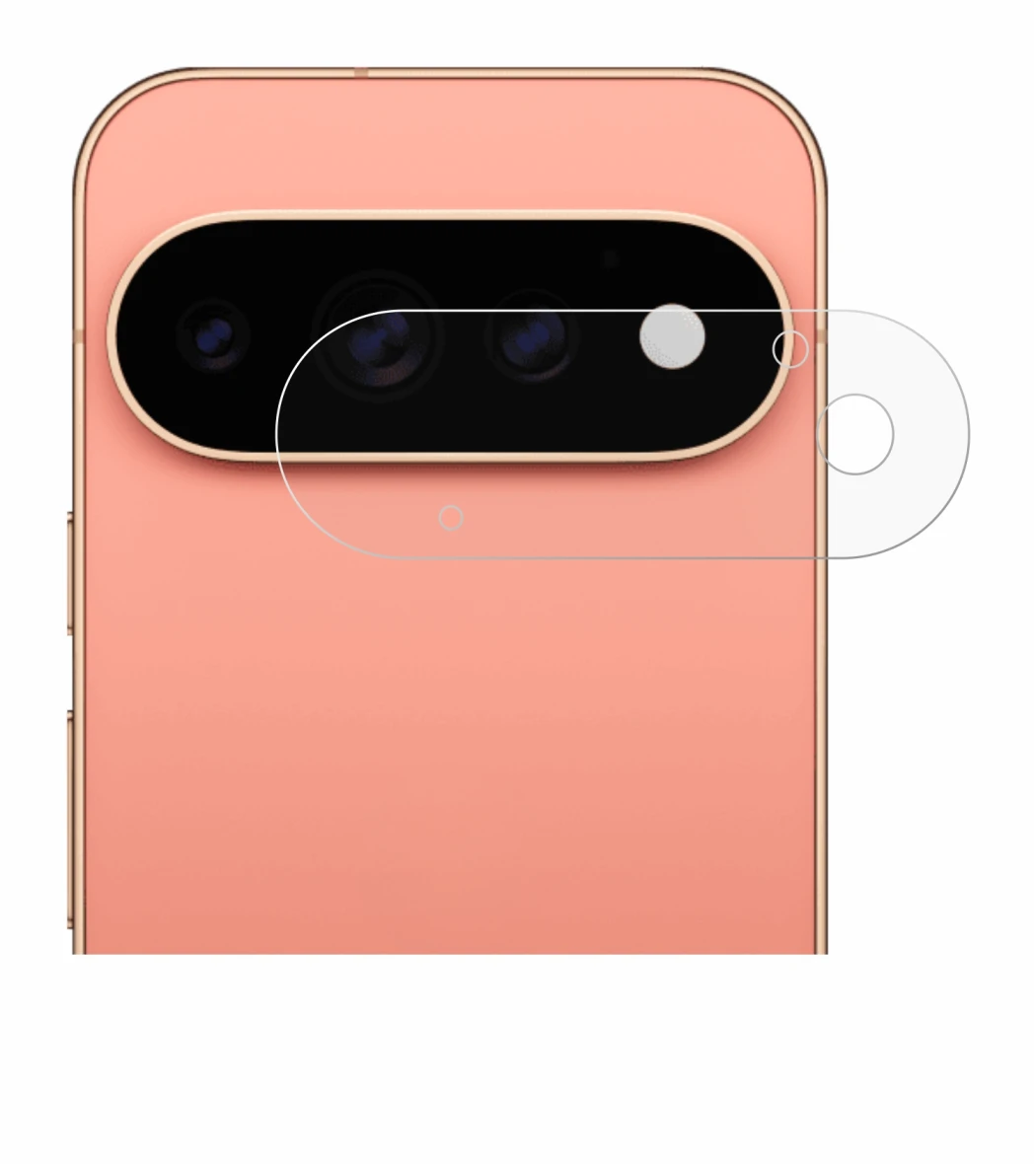 Image of the device Google Pixel 11 Pro (ONLY Camera Lens) with a wide variety of screen protectors.