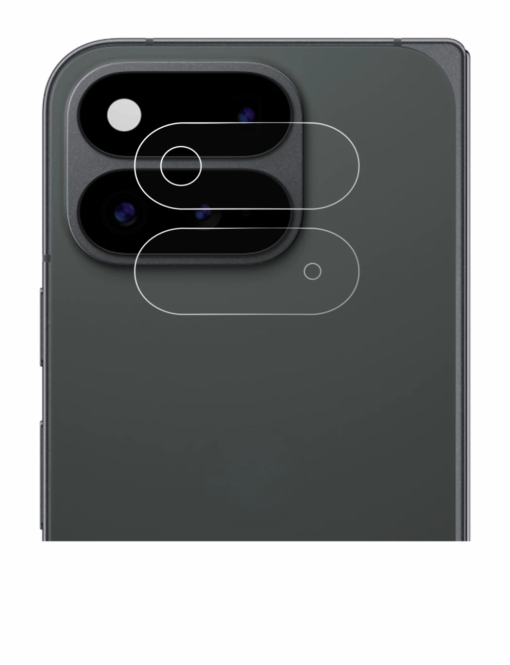 Image of the device Google Pixel 11 Pro Fold (ONLY Camera Lens) with a wide variety of screen protectors.