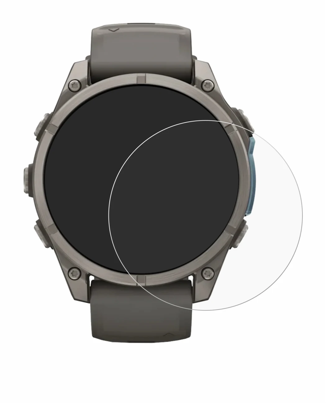 Image of the device Garmin Fenix 9 (47 mm) with a wide variety of screen protectors.