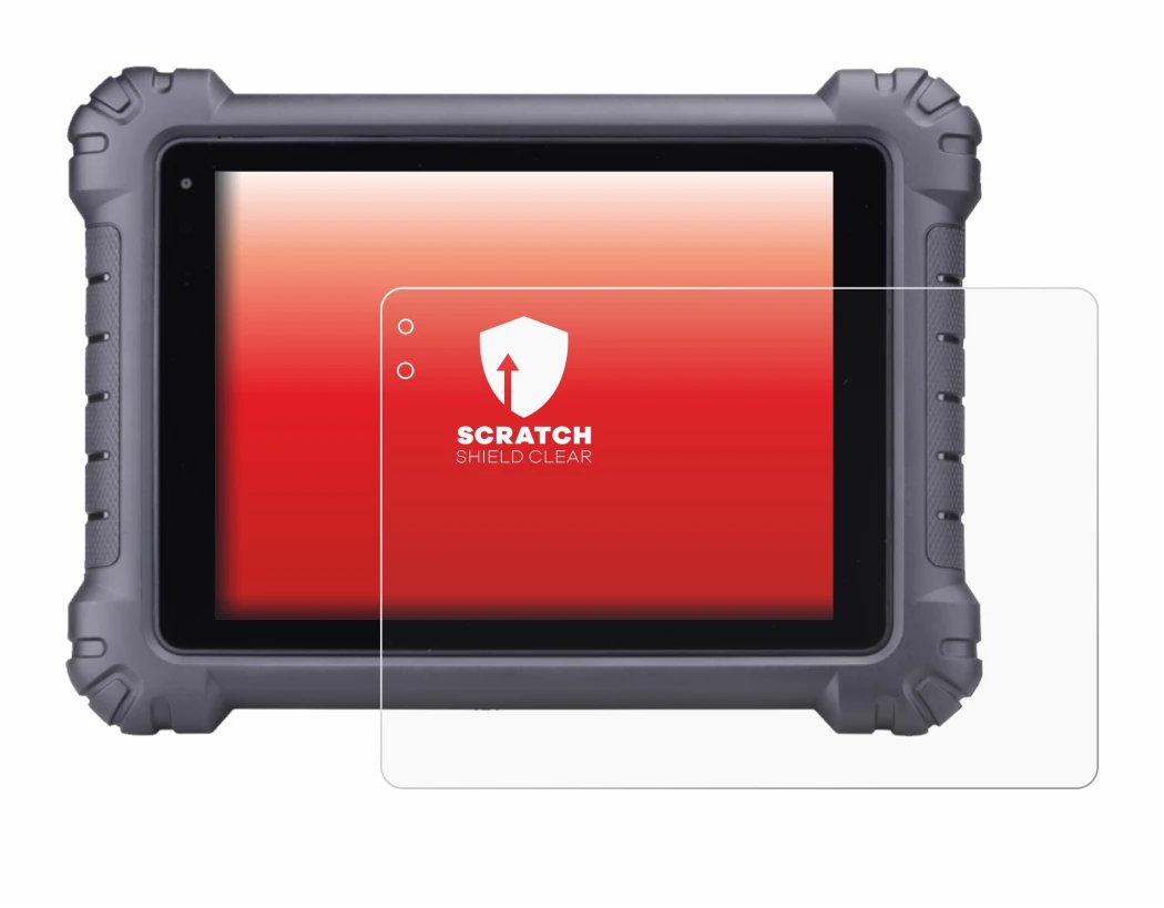 Image of the device Autel MaxiSys MS909 with a wide variety of screen protectors.