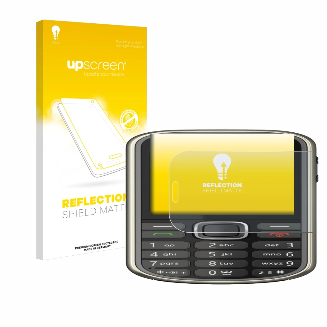 Front side of a product packaging with the brand logo upscreen. Next to it is the device Nokia 3720 classic shown with the cor