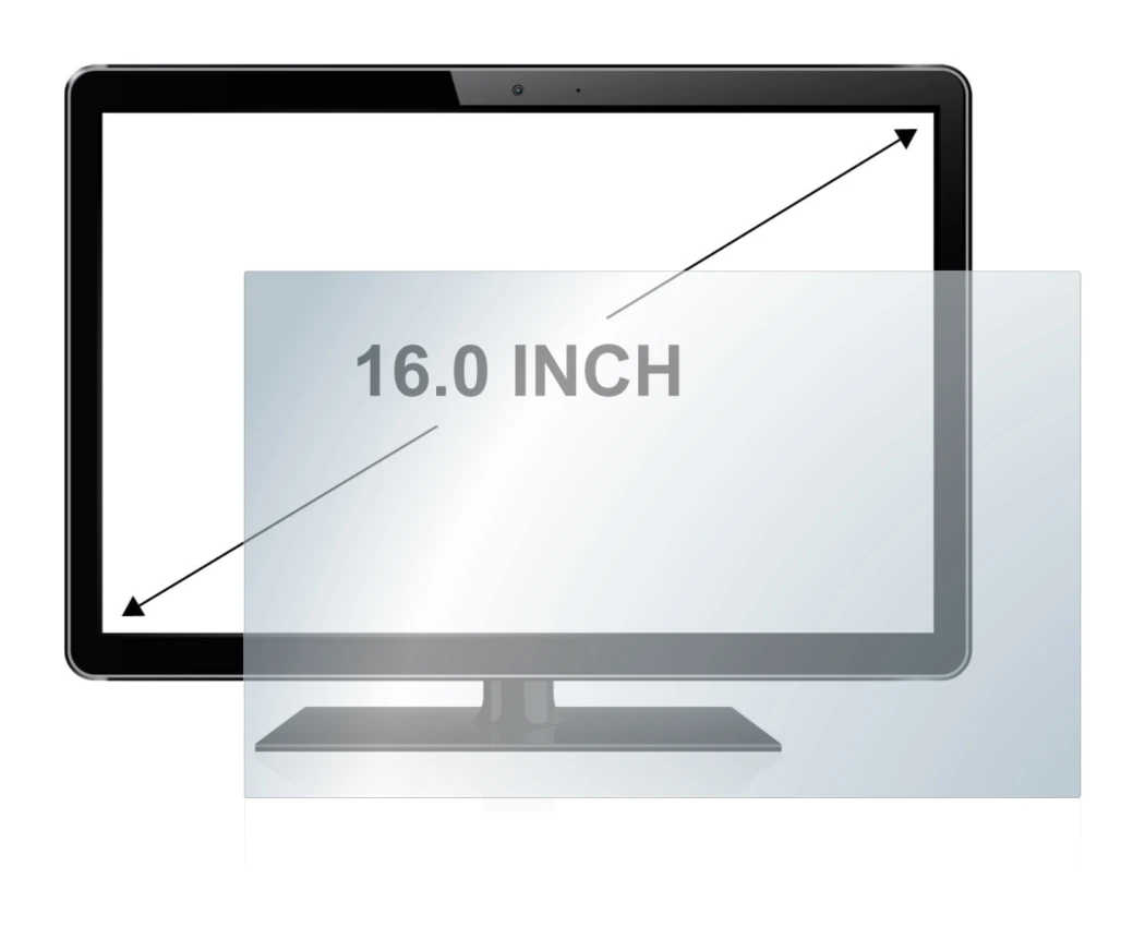 Image of the device with a wide variety of screen protectors.