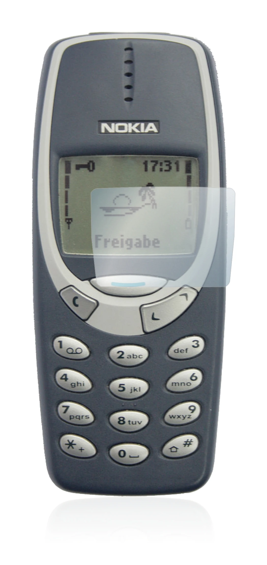 Image of the device Nokia 3310 2011 with a wide variety of screen protectors.
