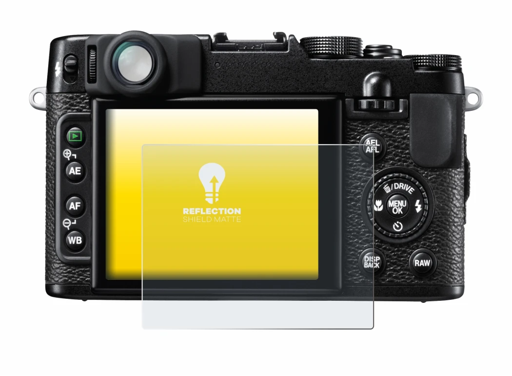 Image of the device Fujifilm FinePix X10 with a wide variety of screen protectors.