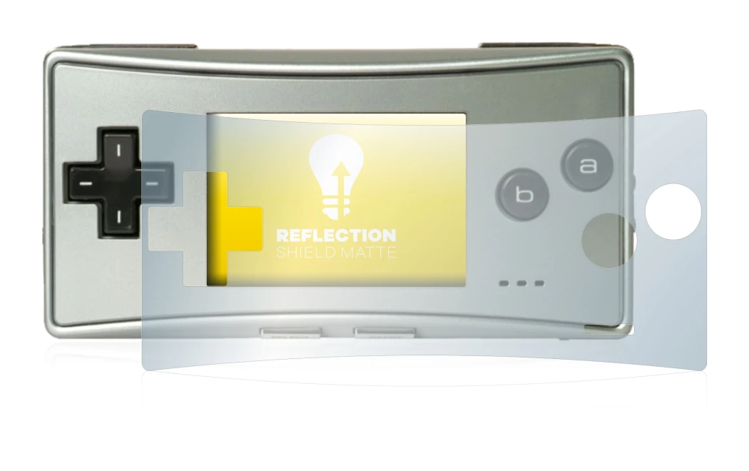 Image of the device Nintendo Gameboy Micro with a wide variety of screen protectors.