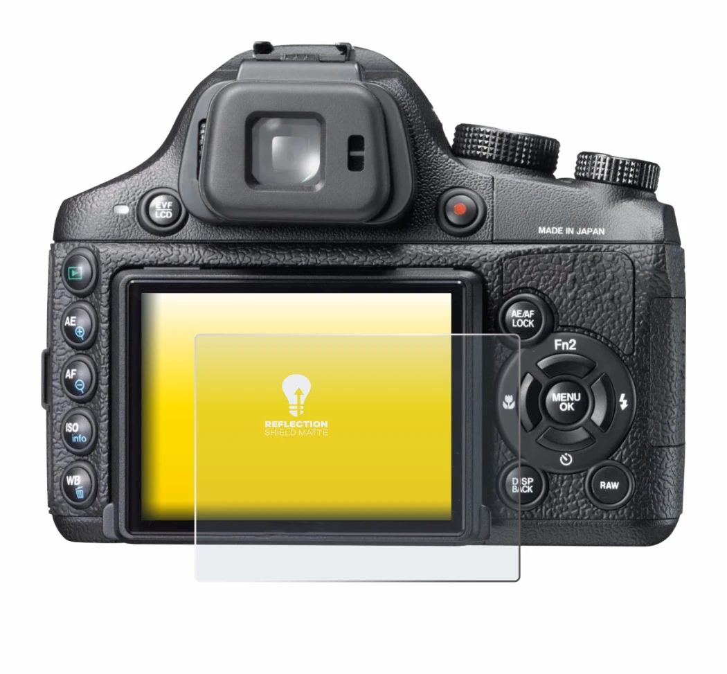 Image of the device Fujifilm FinePix X-S1 with a wide variety of screen protectors.
