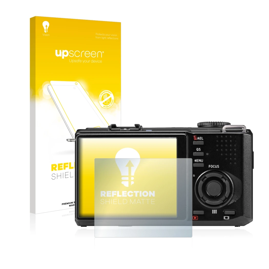 Front side of a product packaging with the brand logo upscreen. Next to it is the device Sigma DP2 Merrill shown with the corr