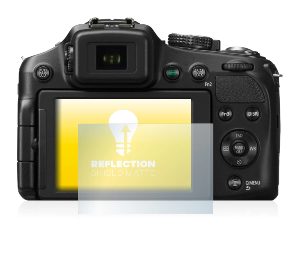 Image of the device Panasonic Lumix DMC-FZ200 with a wide variety of screen protectors.