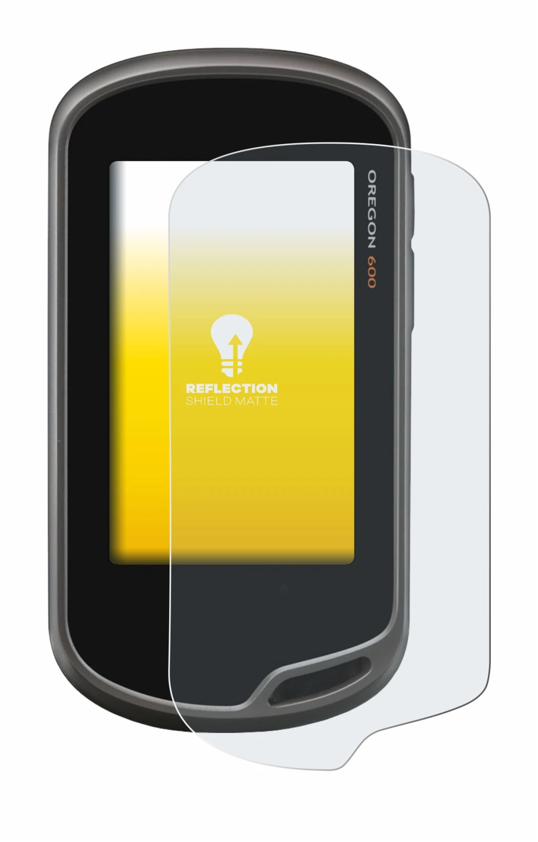 Image of the device Garmin Oregon 600 with a wide variety of screen protectors.
