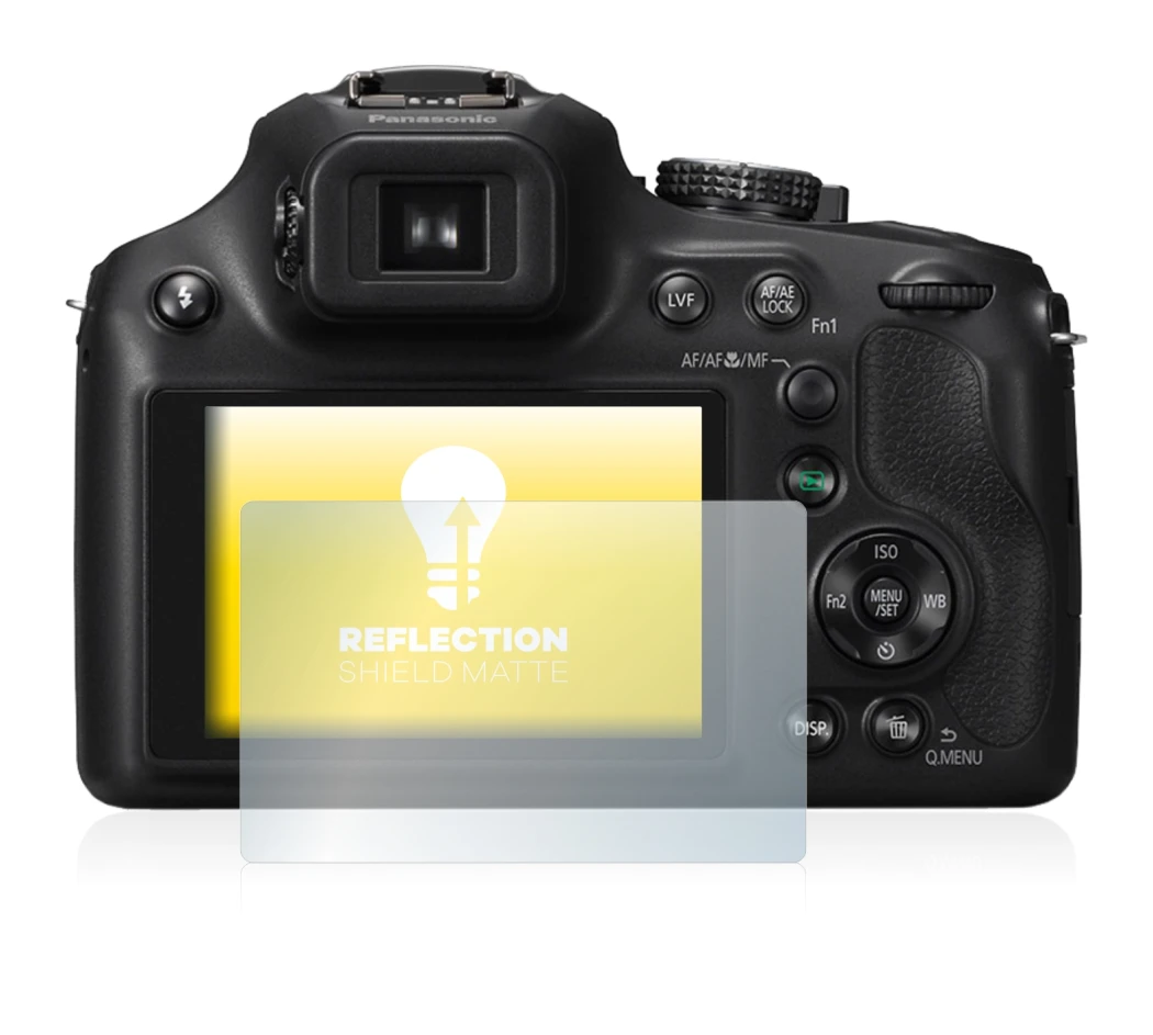 Image of the device Panasonic Lumix DMC-FZ72 with a wide variety of screen protectors.