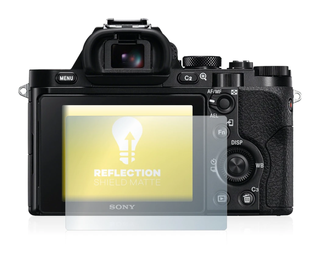Image of the device Sony Alpha 7 (ILCE-7) with a wide variety of screen protectors.