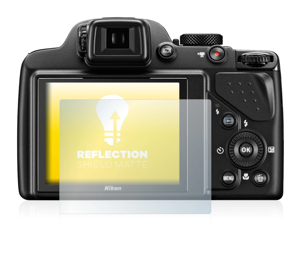 Image of the device Nikon Coolpix P530 with a wide variety of screen protectors.