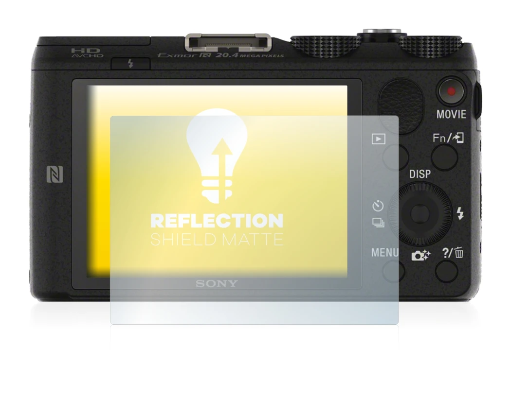 Image of the device Sony Cyber-Shot DSC-HX60V with a wide variety of screen protectors.