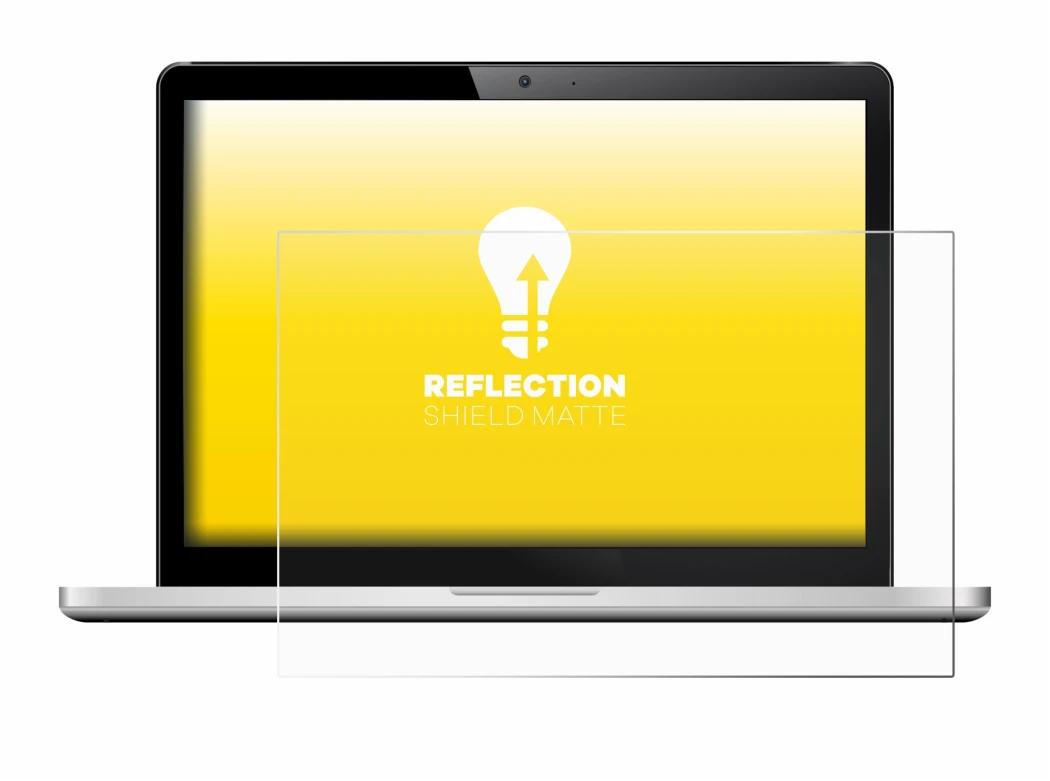 Image of the device with a wide variety of screen protectors.