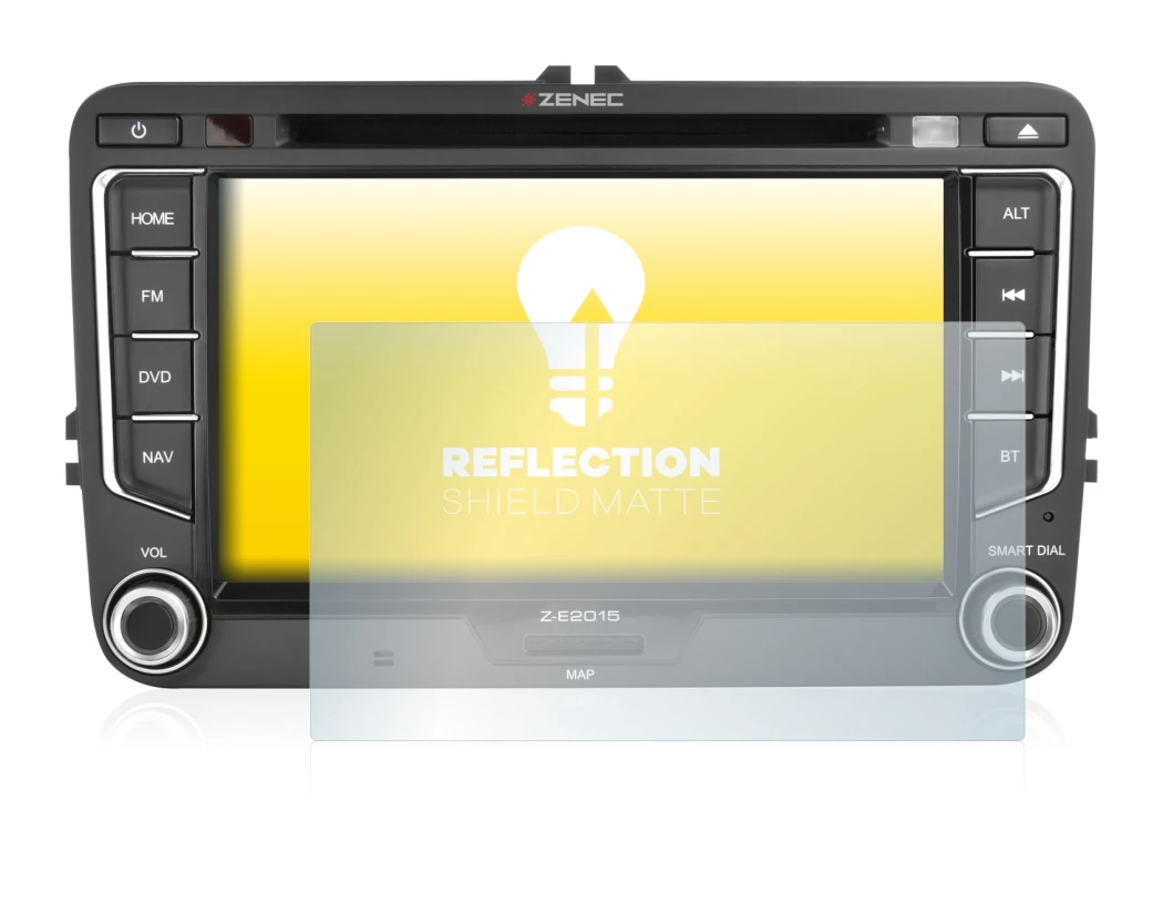 Image of the device Zenec Z-E2015 with a wide variety of screen protectors.