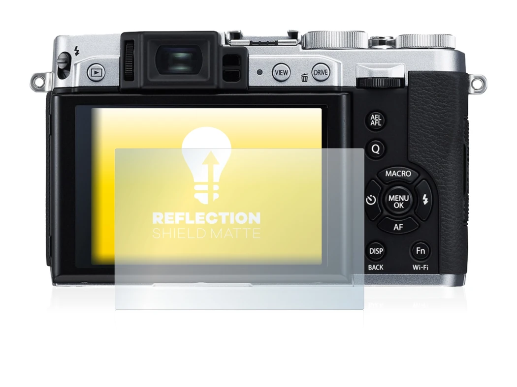Image of the device Fujifilm X30 with a wide variety of screen protectors.