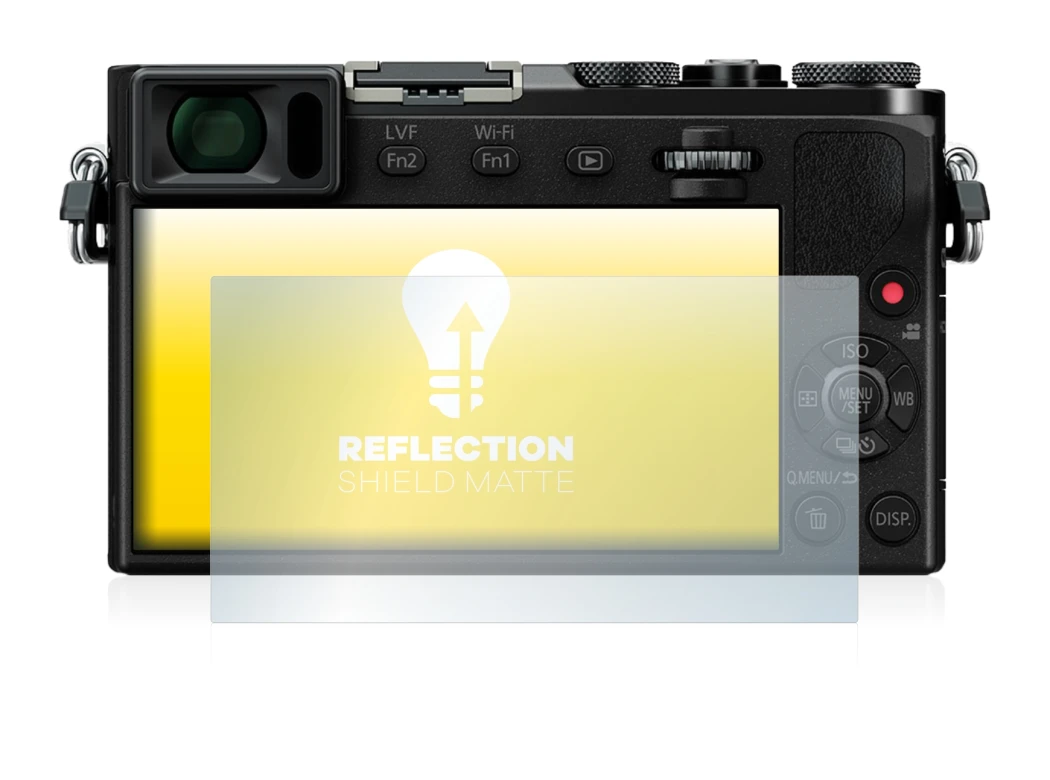 Image of the device Panasonic Lumix DMC-GM5 with a wide variety of screen protectors.
