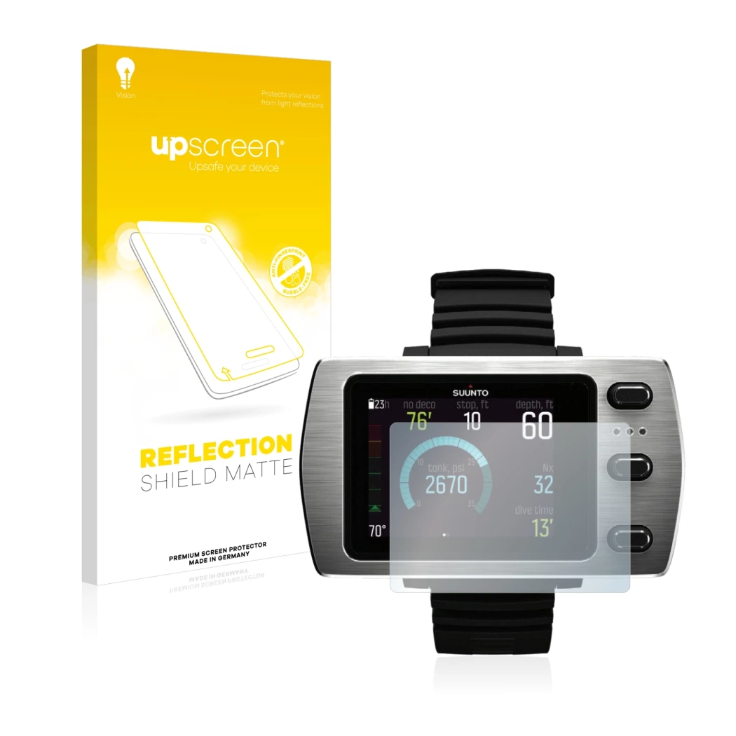 Front side of a product packaging with the brand logo upscreen. Next to it is the device Suunto Eon Steel shown with the corre