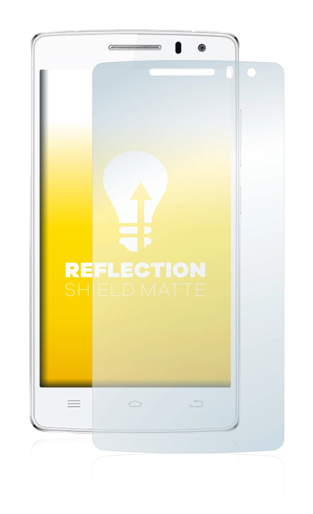 Image of the device THL 2015 with a wide variety of screen protectors.