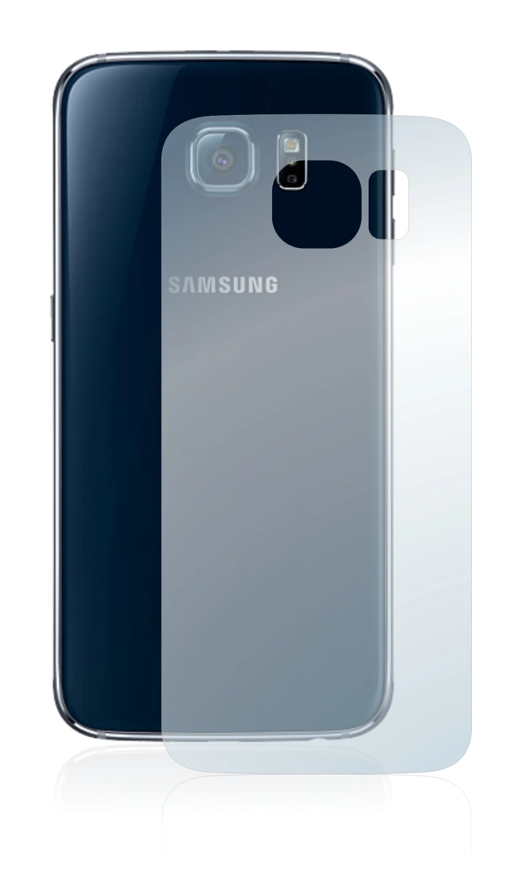 Image of the device Samsung SM-G920F (Back) with a wide variety of screen protectors.
