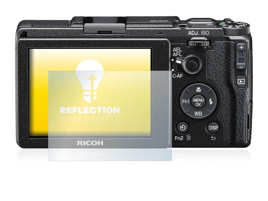 Image of the device Ricoh GR II 2015 with a wide variety of screen protectors.