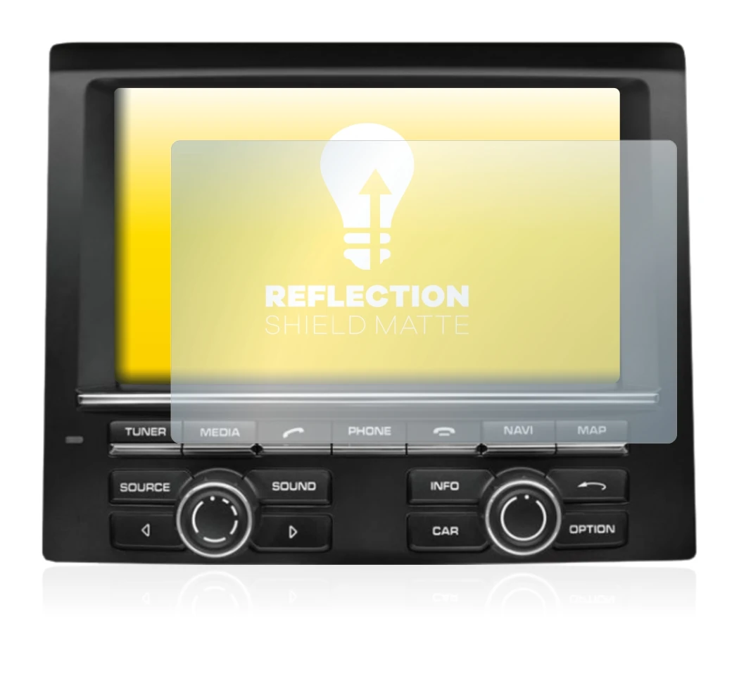 Image of the device Porsche PCM Macan 2015 with a wide variety of screen protectors.