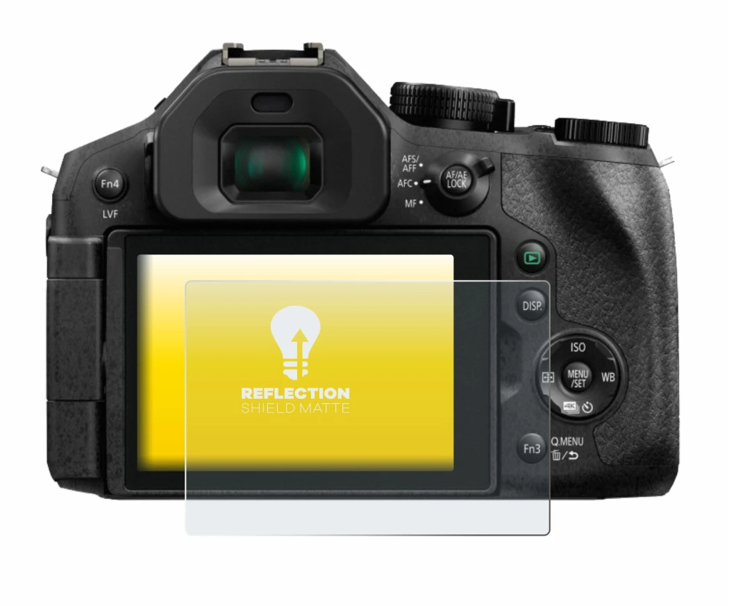 Image of the device Panasonic Lumix DMC-FZ300 with a wide variety of screen protectors.