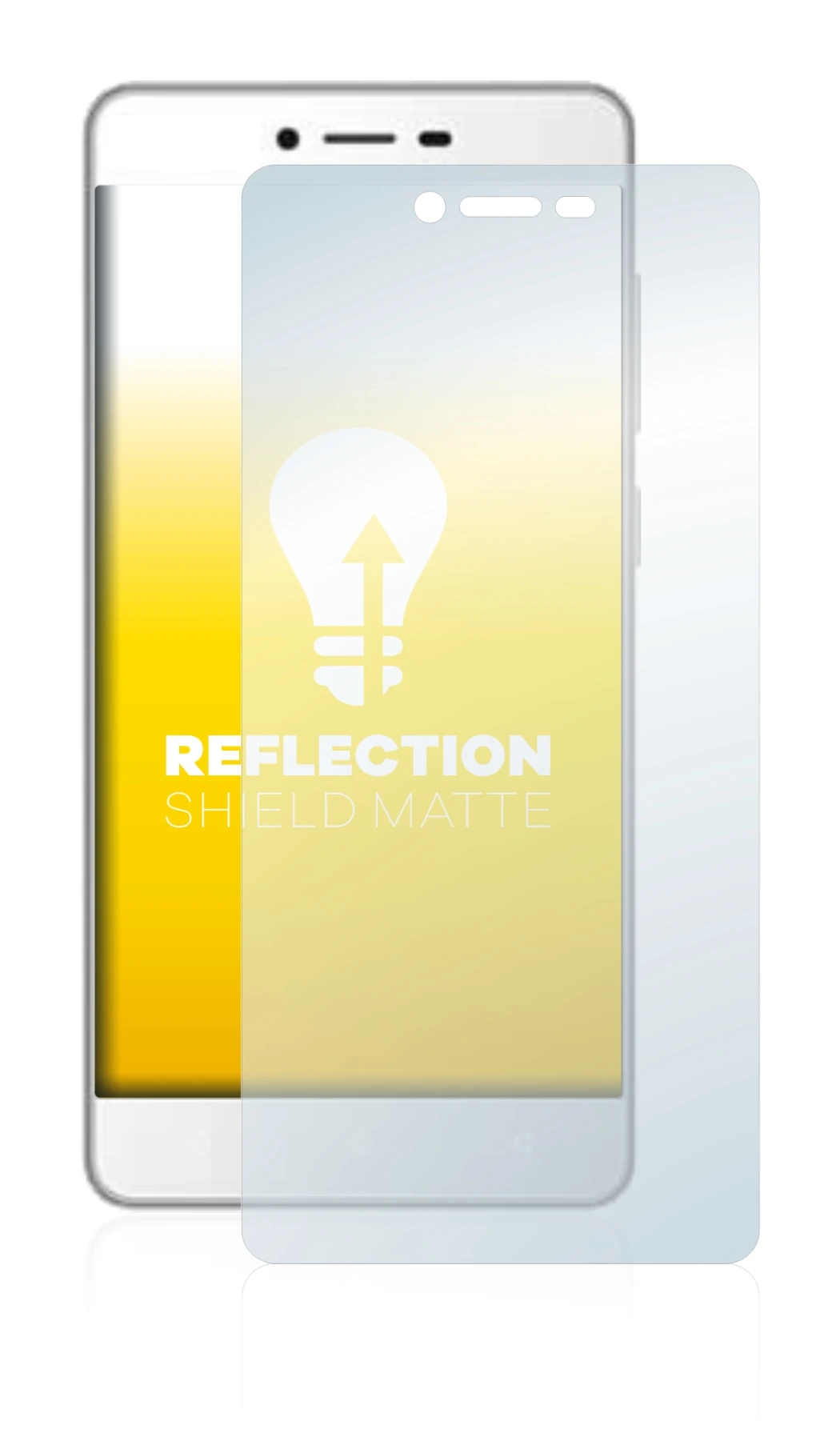 Image of the device Gionee F103 with a wide variety of screen protectors.