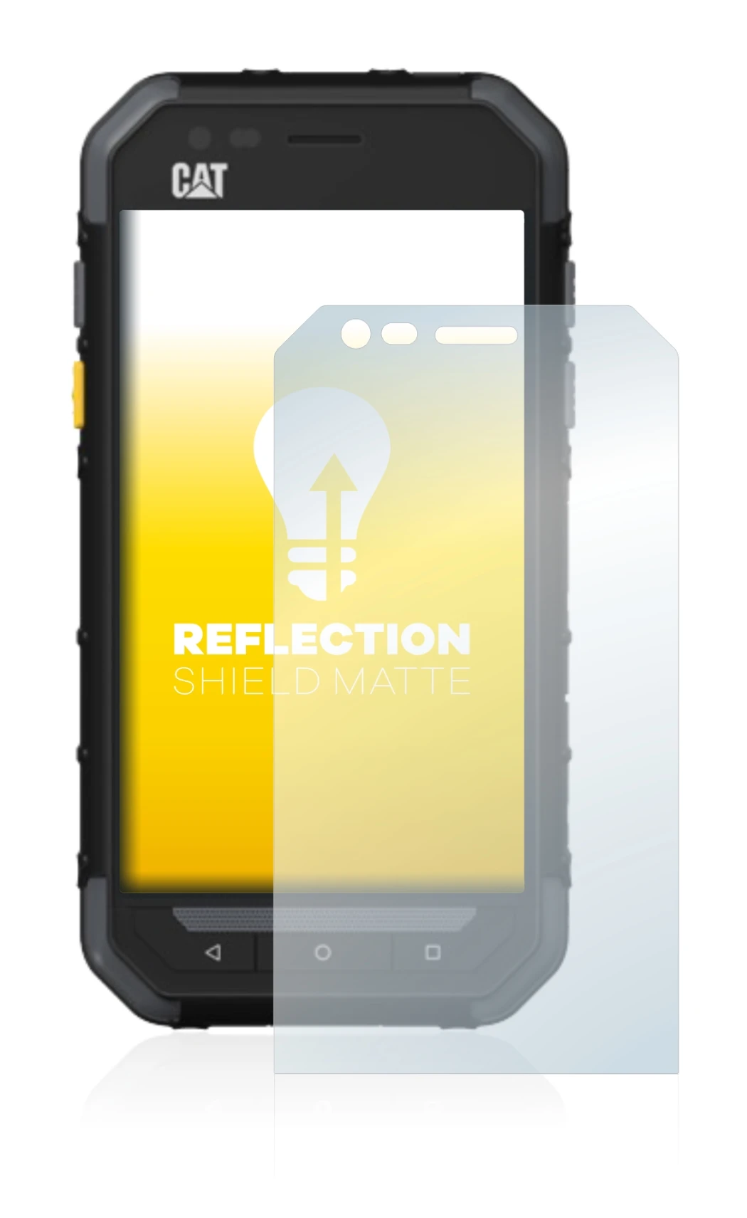 Image of the device Caterpillar Cat S30 with a wide variety of screen protectors.