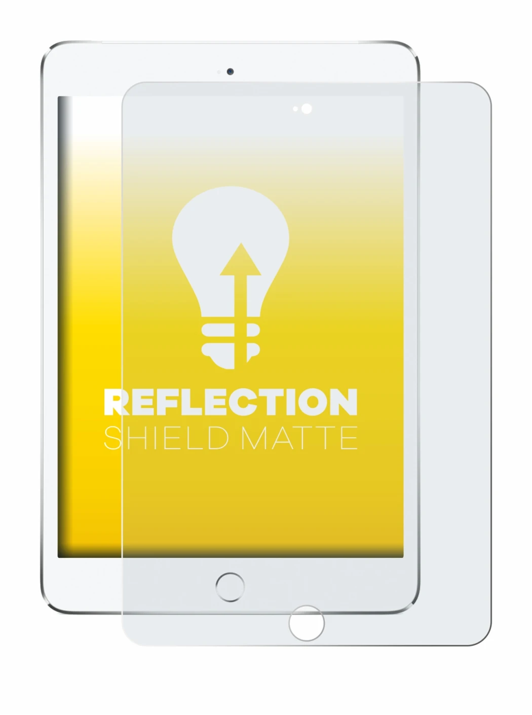 Image of the device Apple iPad Mini 4 2015 with a wide variety of screen protectors.