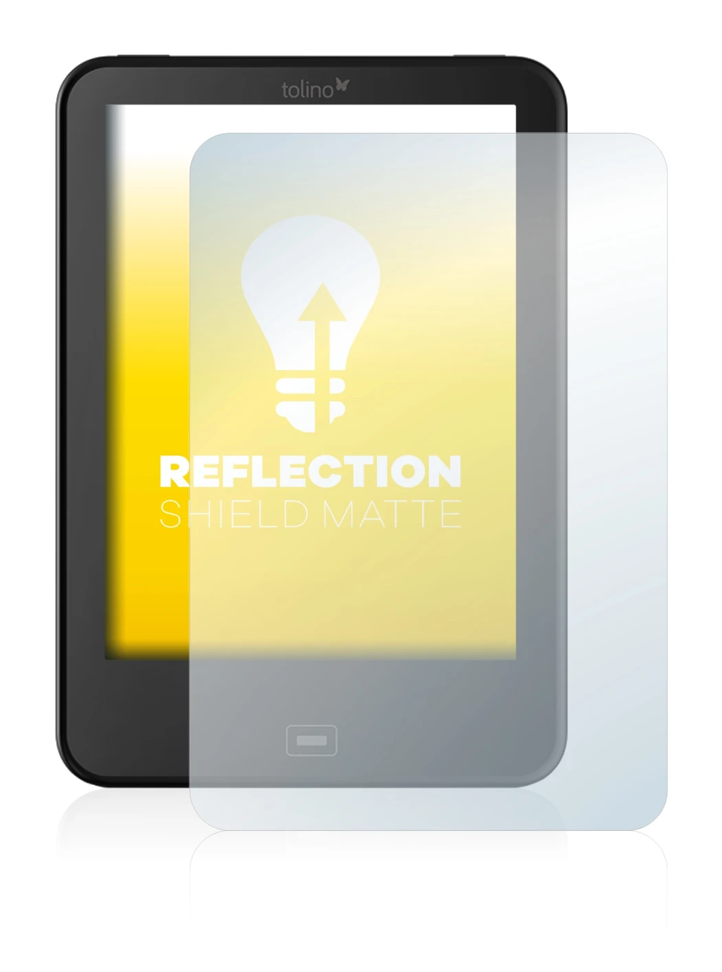 Image of the device Tolino Vision 3 HD with a wide variety of screen protectors.