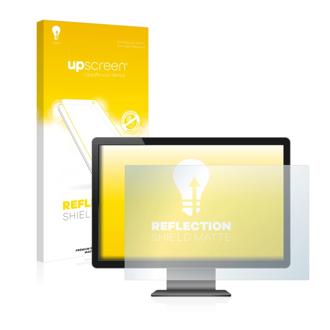 Front side of a product packaging with the brand logo upscreen. Next to it is the device shown with the corresponding screen p