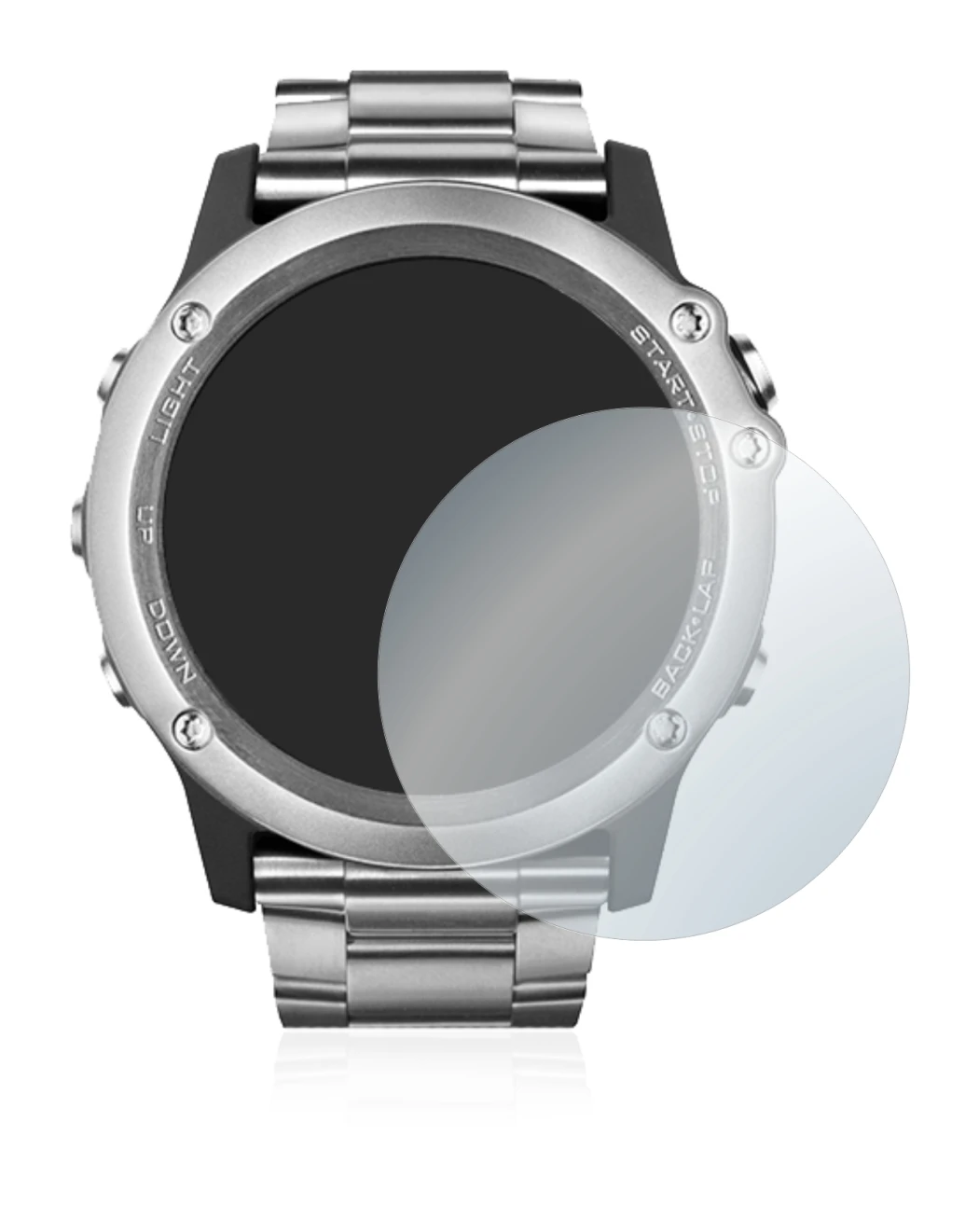 Image of the device Garmin Fenix 3 Saphir with a wide variety of screen protectors.