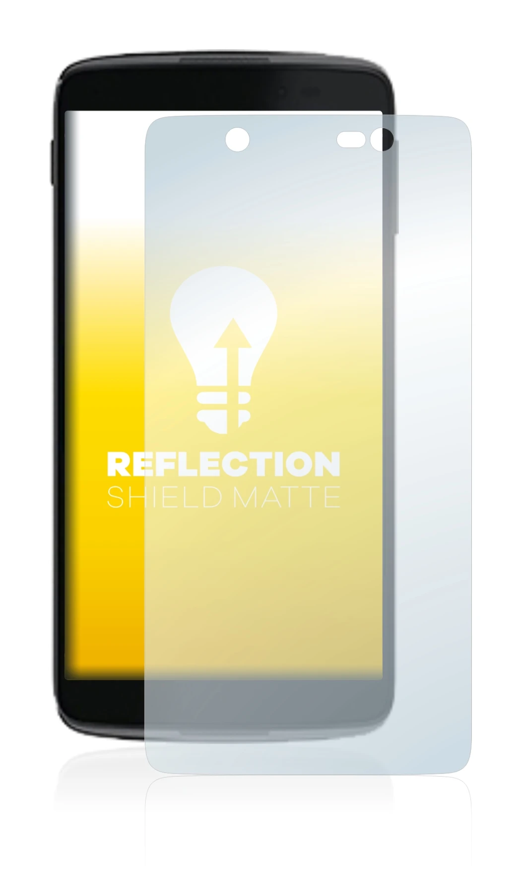 Image of the device Alcatel One Touch Idol 4 with a wide variety of screen protectors.