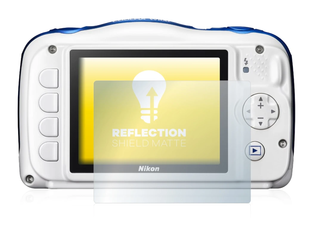 Image of the device Nikon Coolpix W100 with a wide variety of screen protectors.