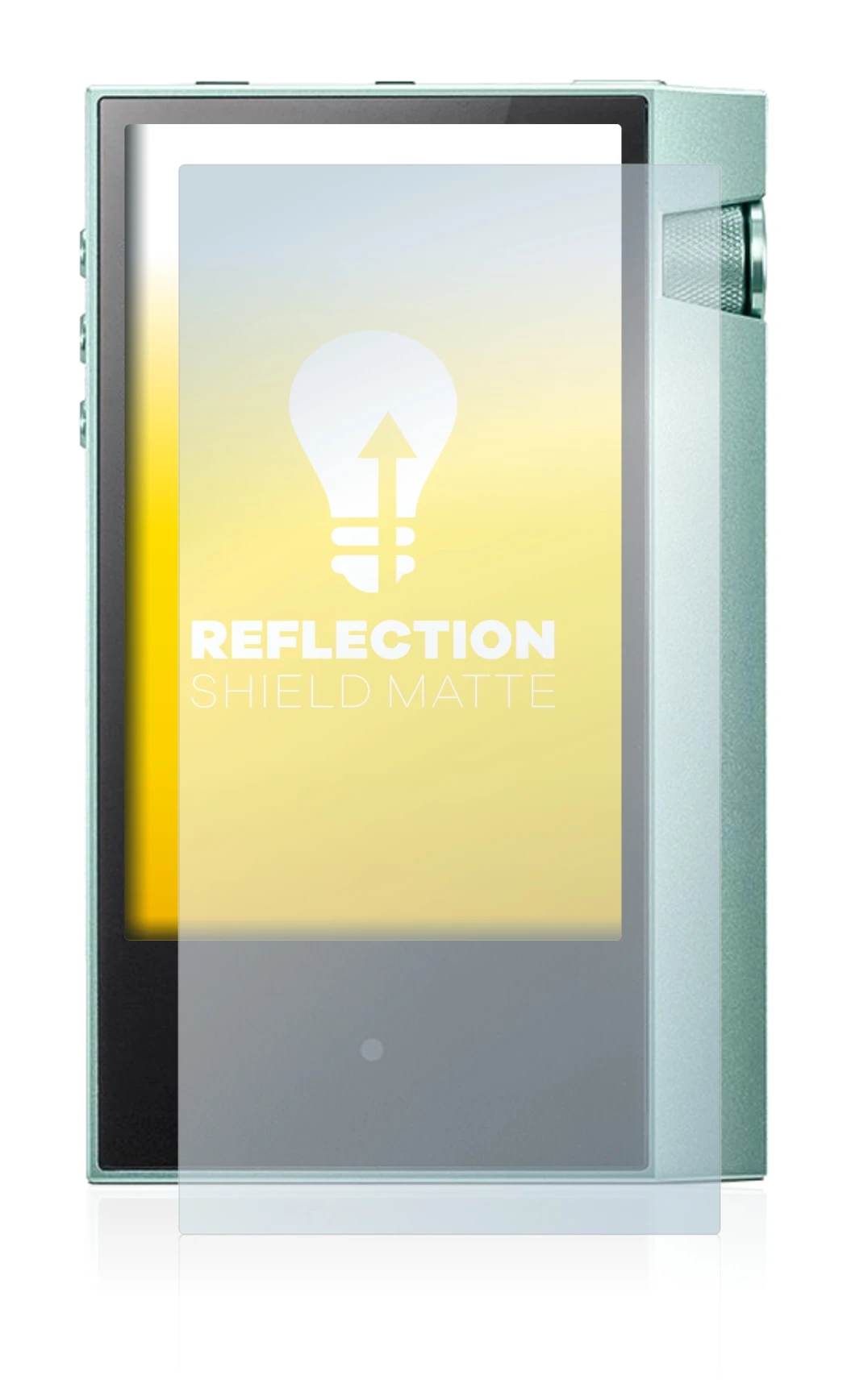 Image of the device Astell&Kern AK70 with a wide variety of screen protectors.